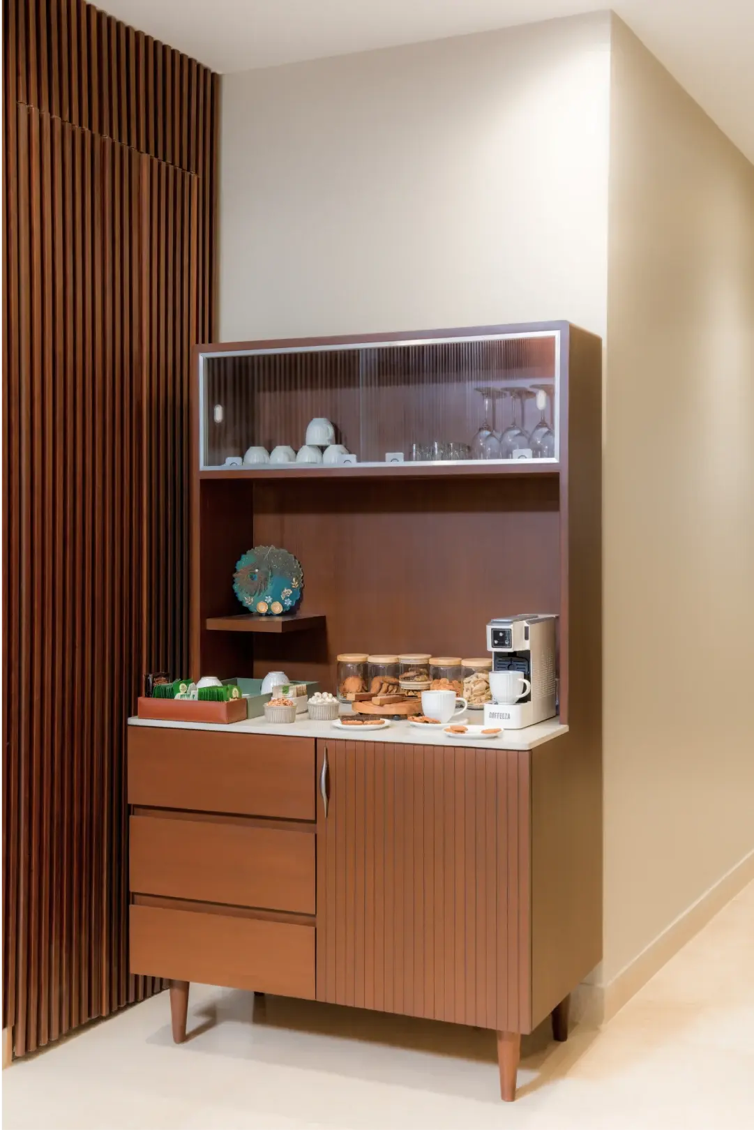 Aftercare dining area with seating