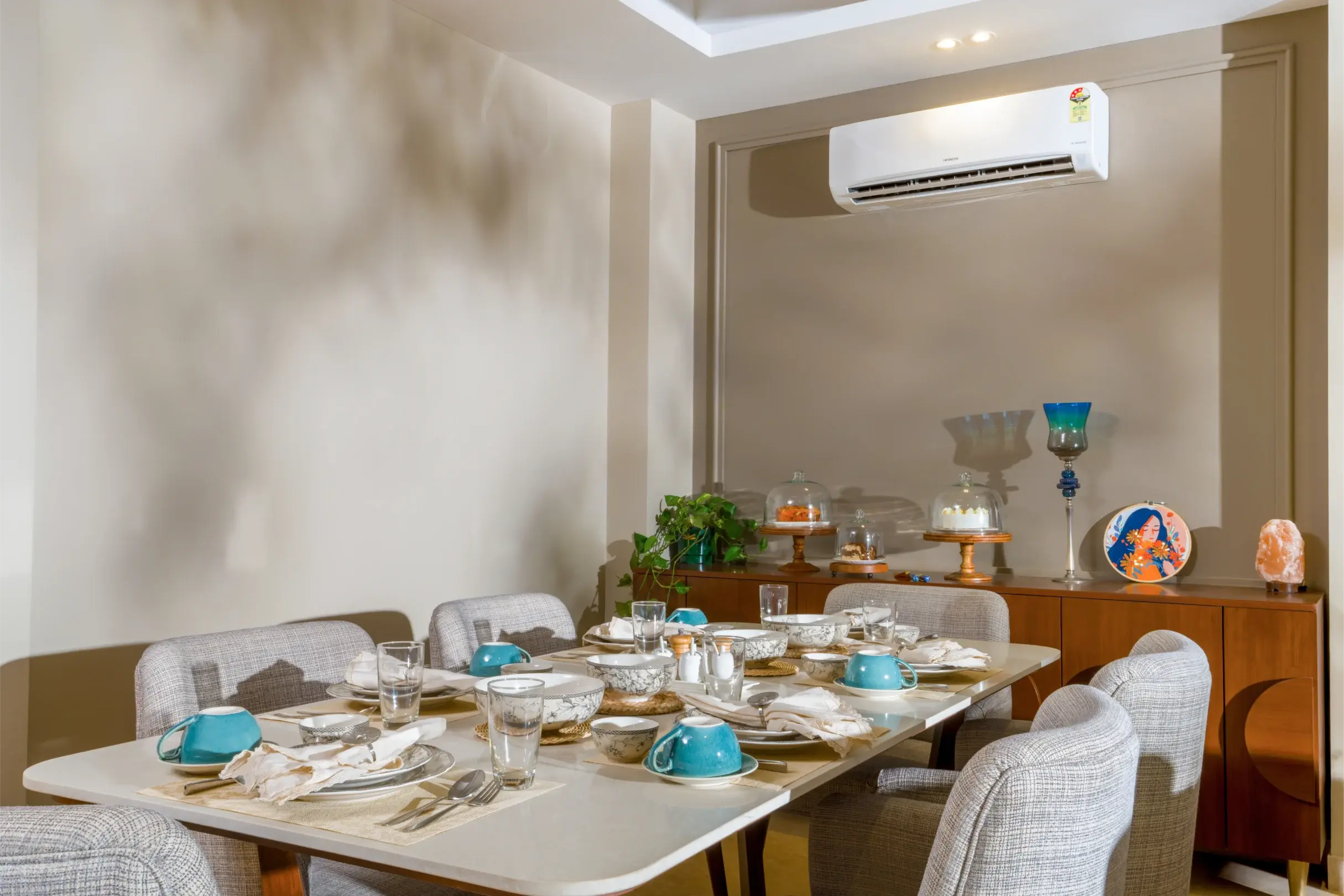 Aftercare dining area with seating