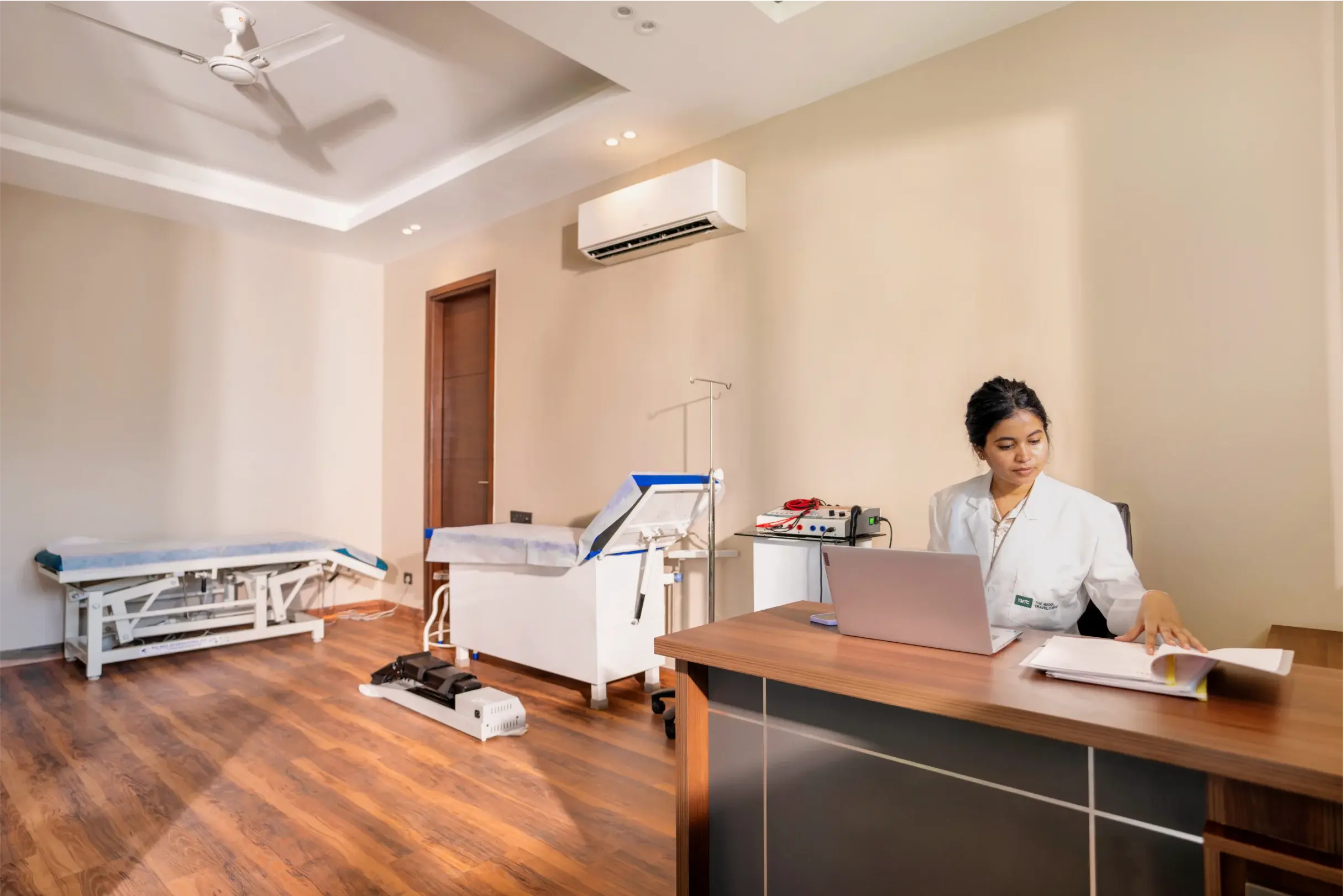 Aftercare physiotherapy area