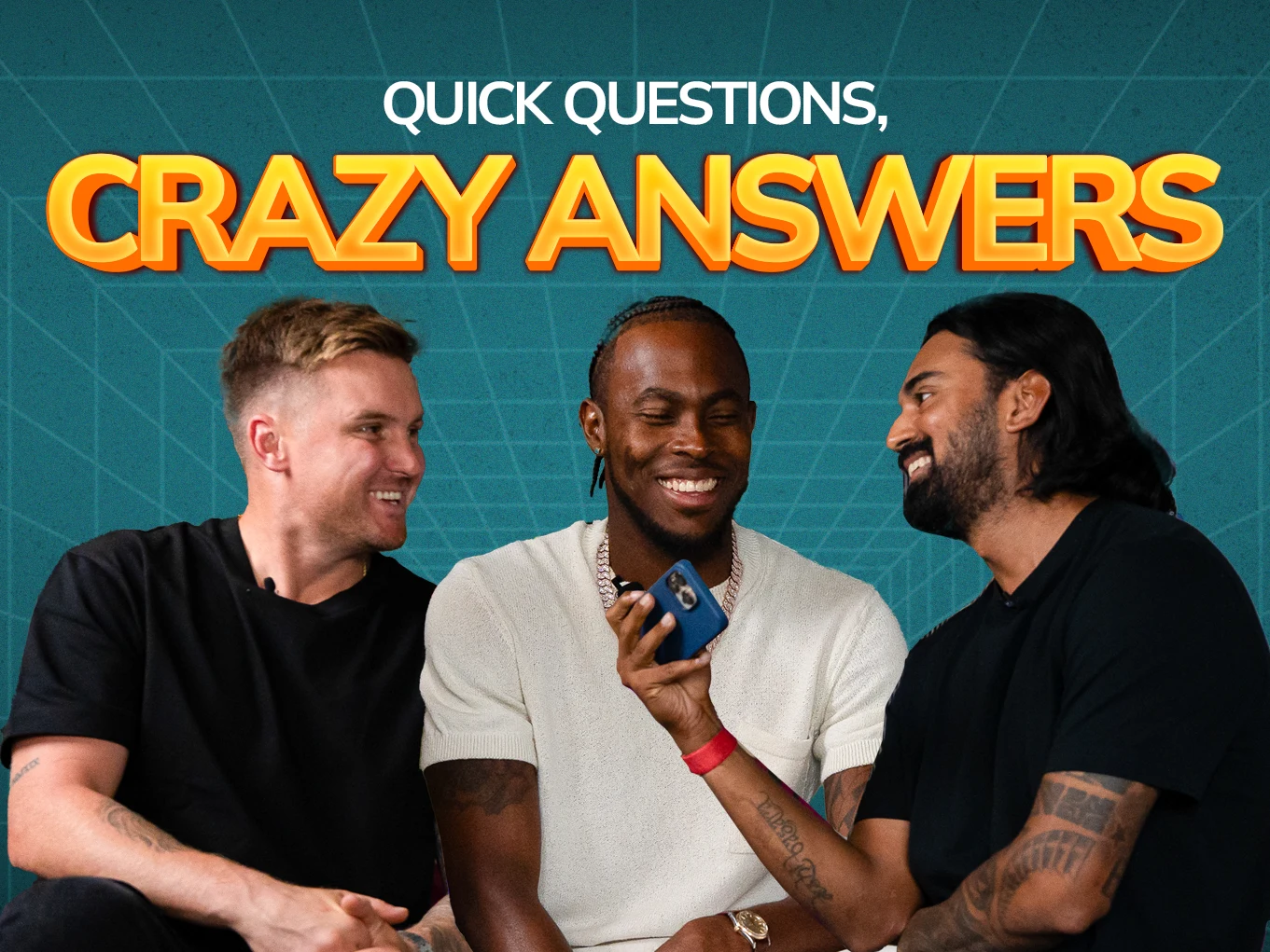 Video thumbnail featuring healthcare and cricket themed quickfire truths discussion